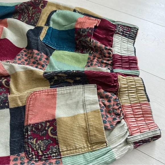 Urban Outfitters Multicolor Patchwork Zaria Cropped Pants - Picture 8 of 16